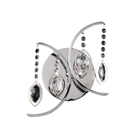 Mios Crystal Wall Lights Diyas Modern Crystal Wall Lights Mios Crystal Wall Lights Diyas Modern Crystal Wall Lights